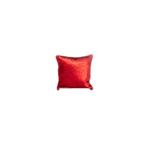 Regal Velour Pillow - Red