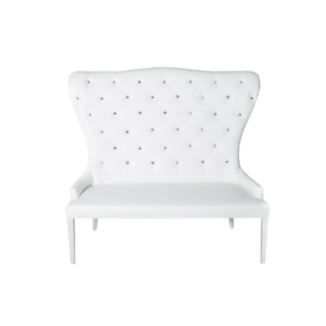 Tufted Jeweled Wedding Chair