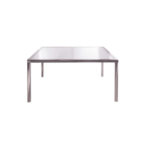 Silver Plexi Dining Table - 5ft