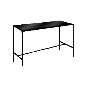 Plexi Communal Table - Black