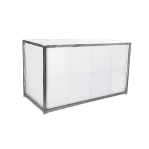 6ft Plexi Bar - Silver