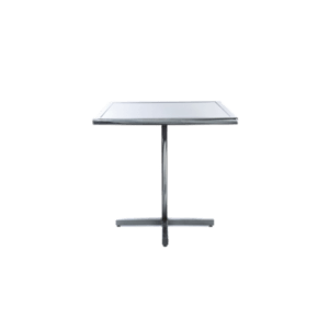Silver Plexi Bistro Table