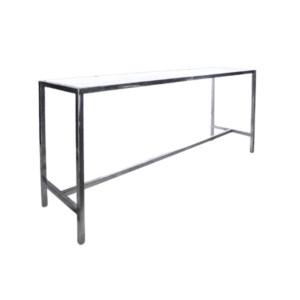 Plexi Communal Table - Silver Large