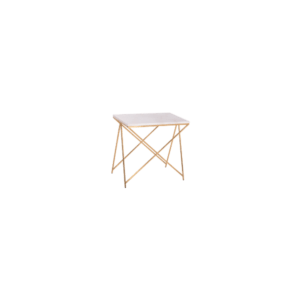 Marble & Gold End Table