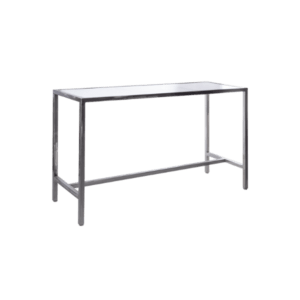 Plexi Communal Table - Silver Small