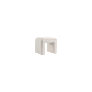 Hudson Footstool - White