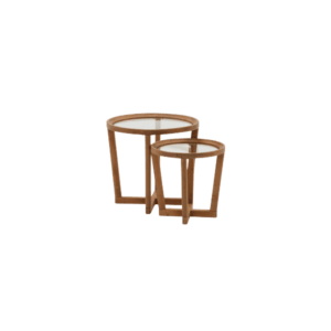 GEO Wood Side Tables