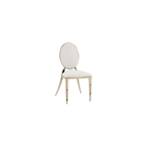 Olivia Chair - Ivory Solid Back