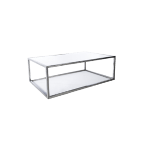 Plexi Silver Coffee Table