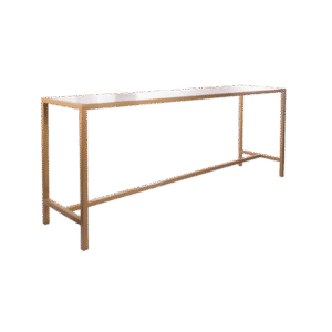 Plexi Communal Table - Gold