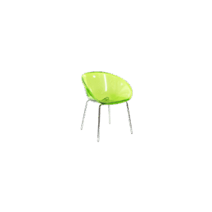 Chaise Jelly Moderne – Verte