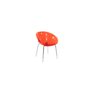 Chaise Jelly Moderne – Rouge