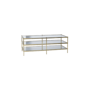 Table Basse Verre et Or